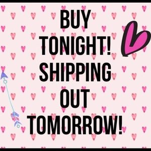 I’ll be shipping at Noon eastern time tomorrow!!